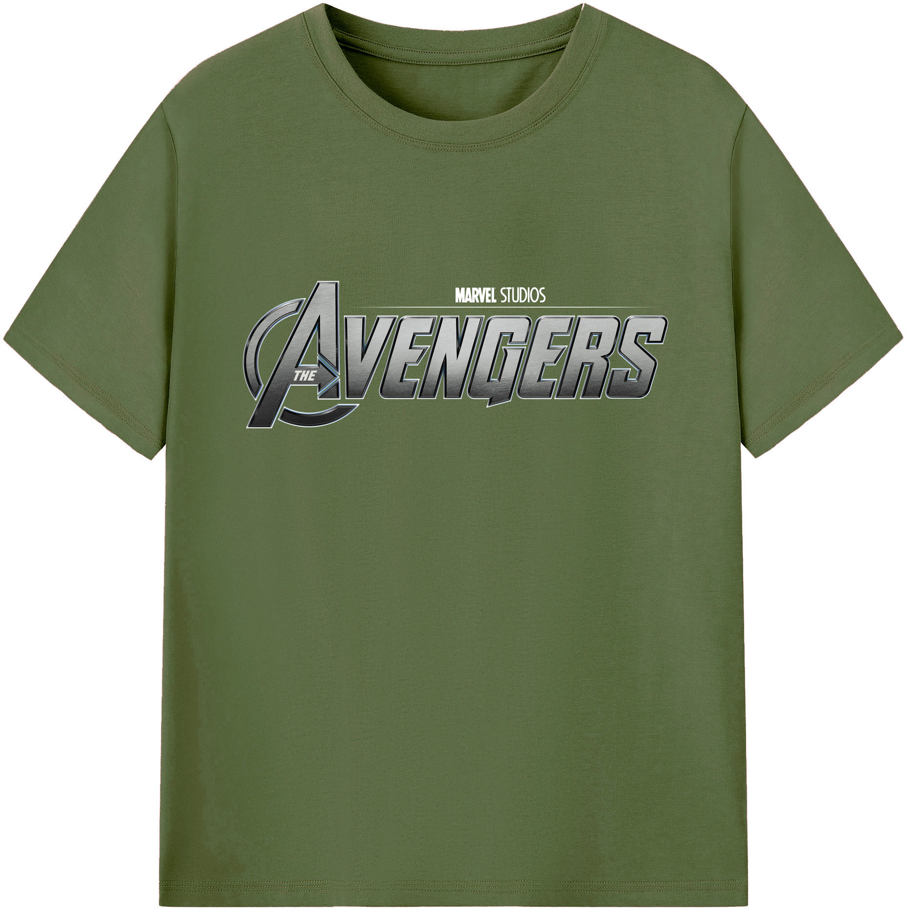（画像用） アベンジャーズ The Avengers 綿100％半袖Tシャツ（フロントプリント）
